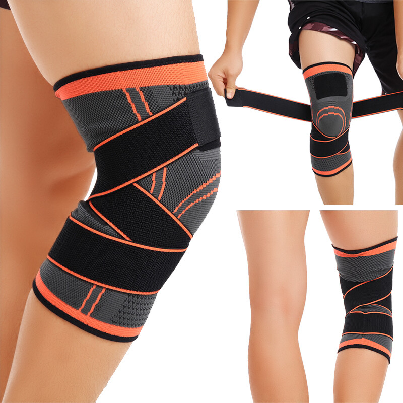 Knee Sleeve Compression Brace Support Sport Running Arthritis Joint Pain Relief