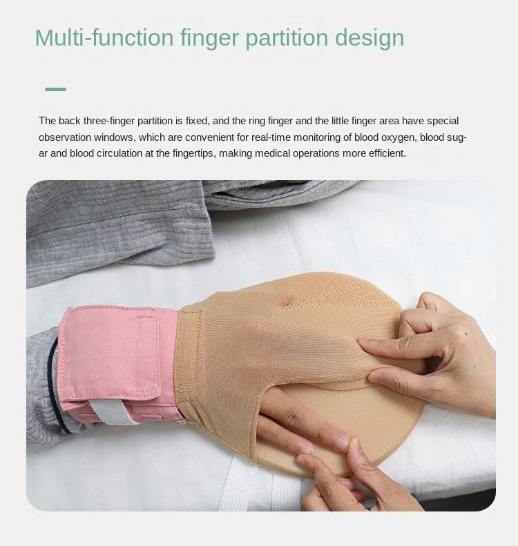 Partition Opening Restraint Gloves Elastic Cloth Breathable Built-in EVA Board