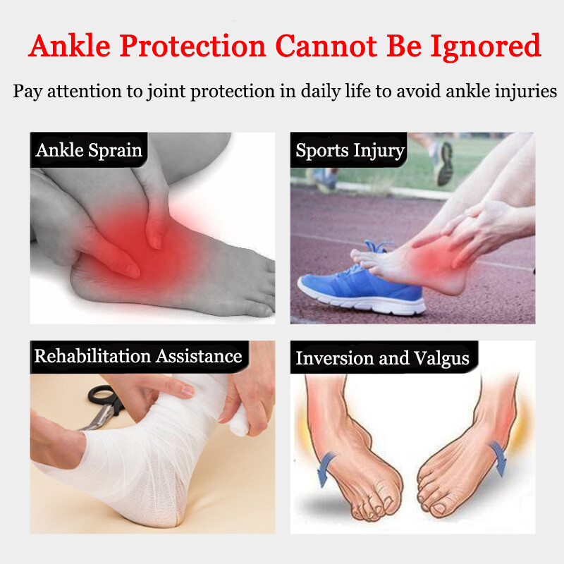Ankle Brace Support Stabilizer Foot Guard Sprain Pain Relief Drop Foot Strap