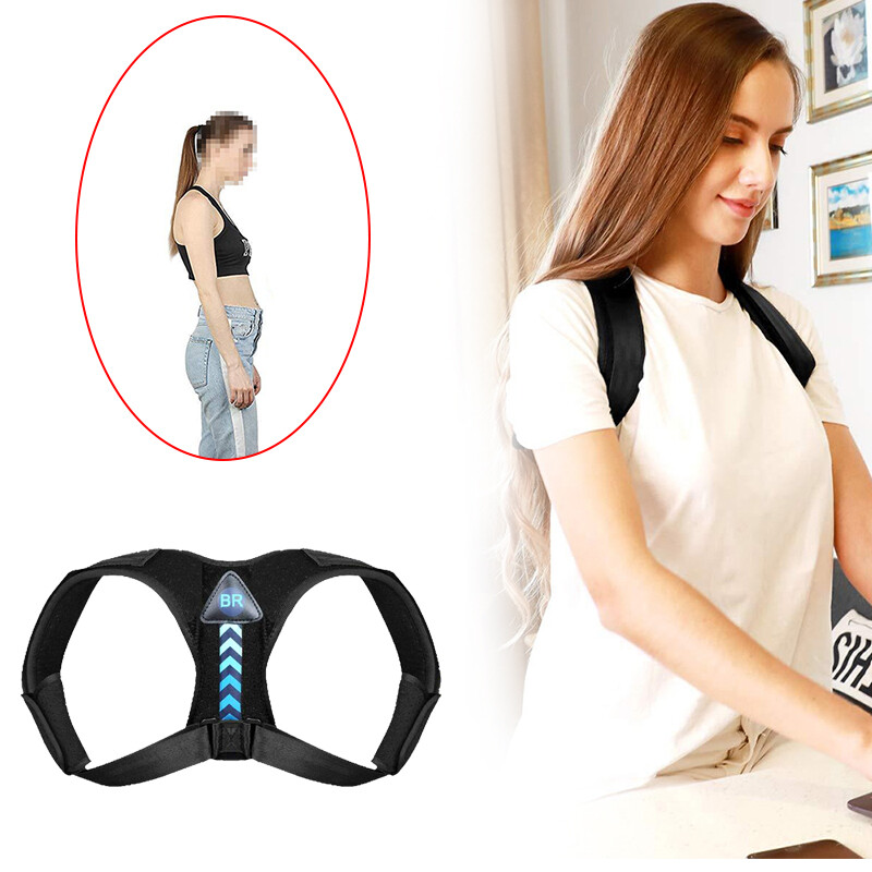 Back Posture Corrector Men Women Upper Back Pain Brace Clavicle Support Belt US