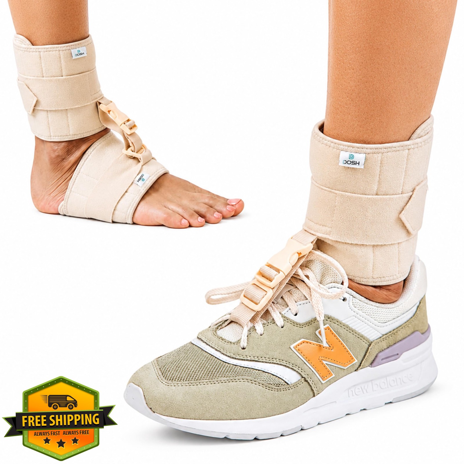 Dosh Beige Foot Drop Brace