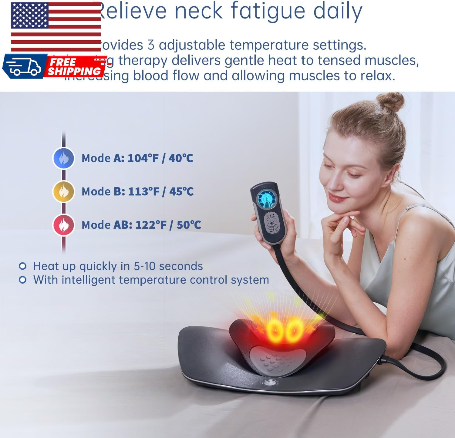 Multi-Functional Cervical Traction Device Electric Neck Stretcher with