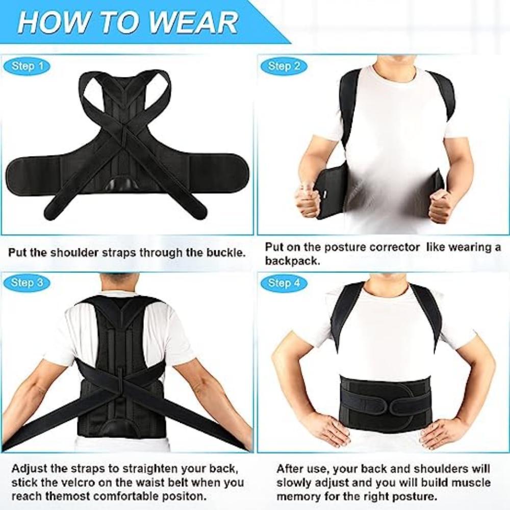 Posture Corrector Back Braces Corrector Belt Multi-Functional Shoulder Straps