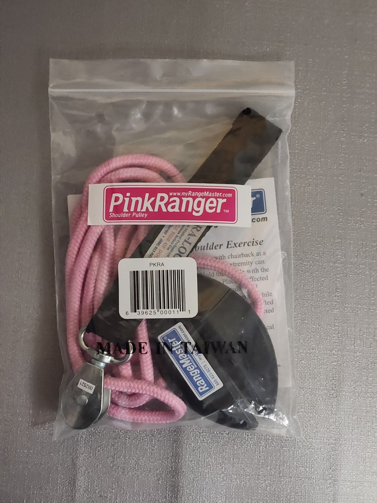 RangeMaster PinkRanger Shoulder Pulley Post-surgical Rehabilitation Mastectomy
