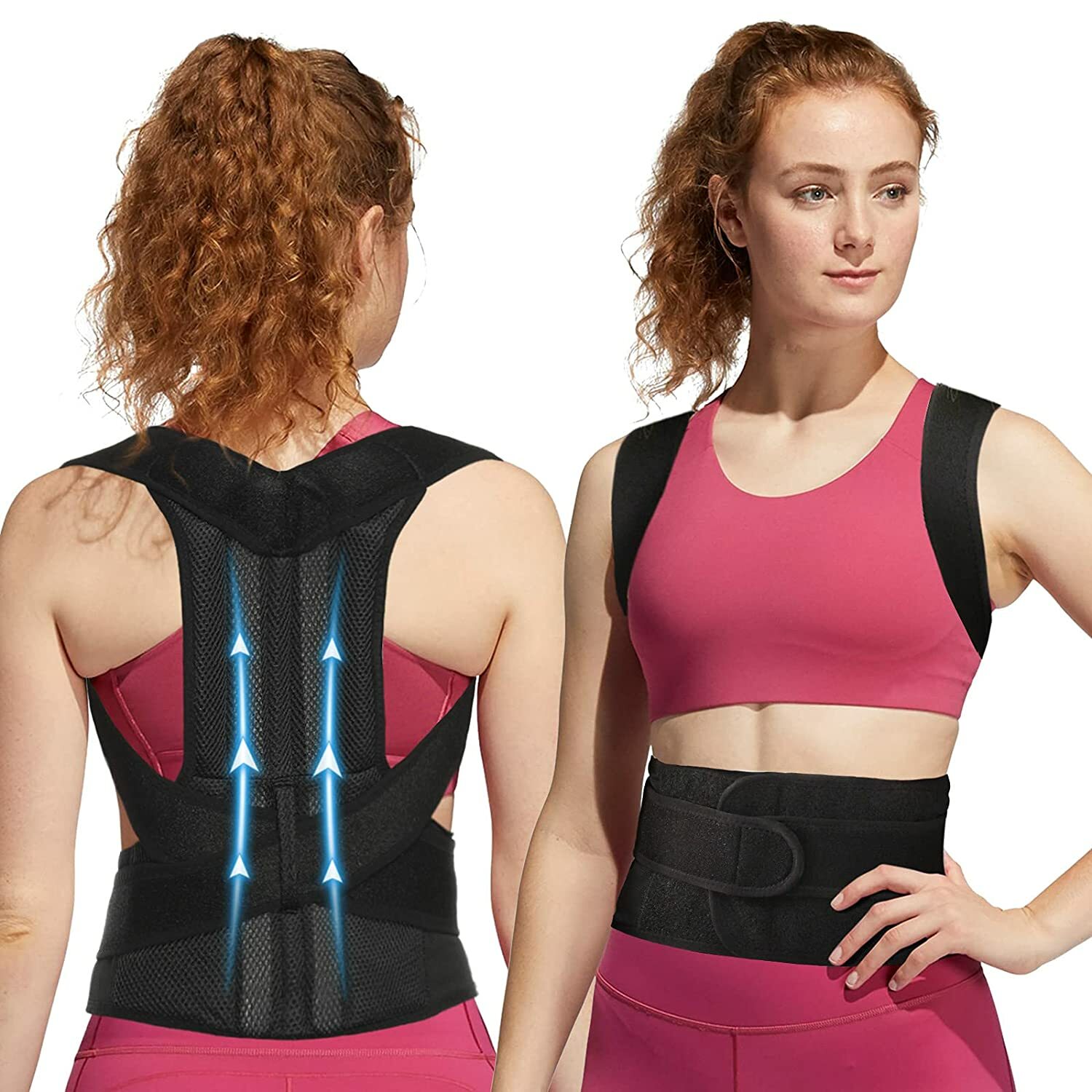 Magnetic Back Posture Corrector Shoulder Straightener Brace Neck Spine Support