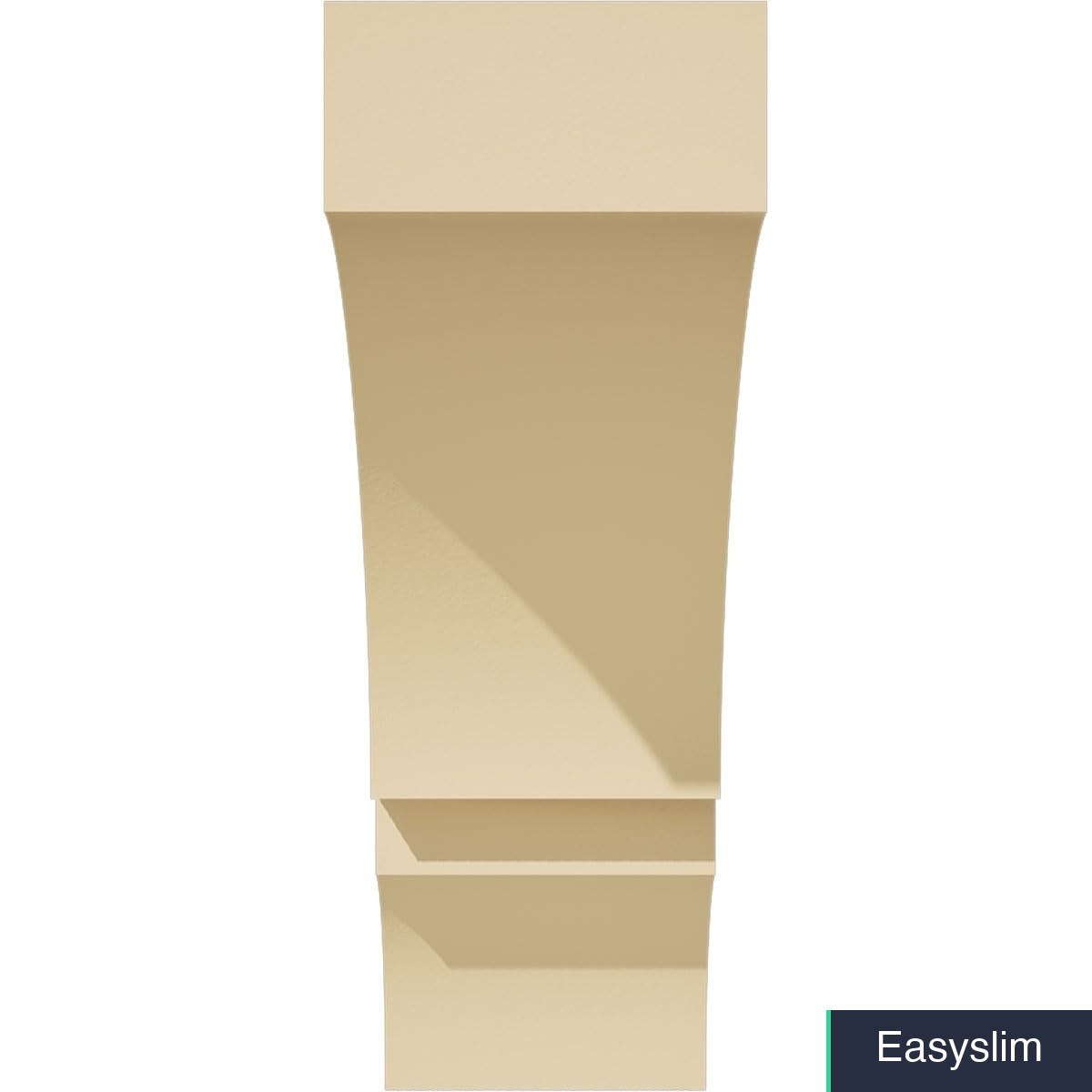 Urethane Architectural Knee Brace 3.5 x 10 x 10 Inches Primed Tan