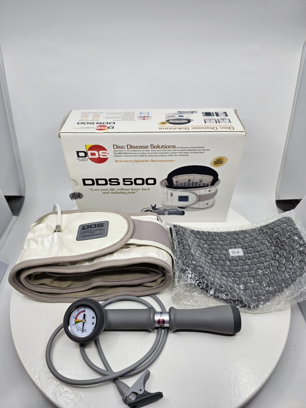 DDS 500 Disc Disease Solutions Back Belt Size XL Spinal Air Decompression 📦