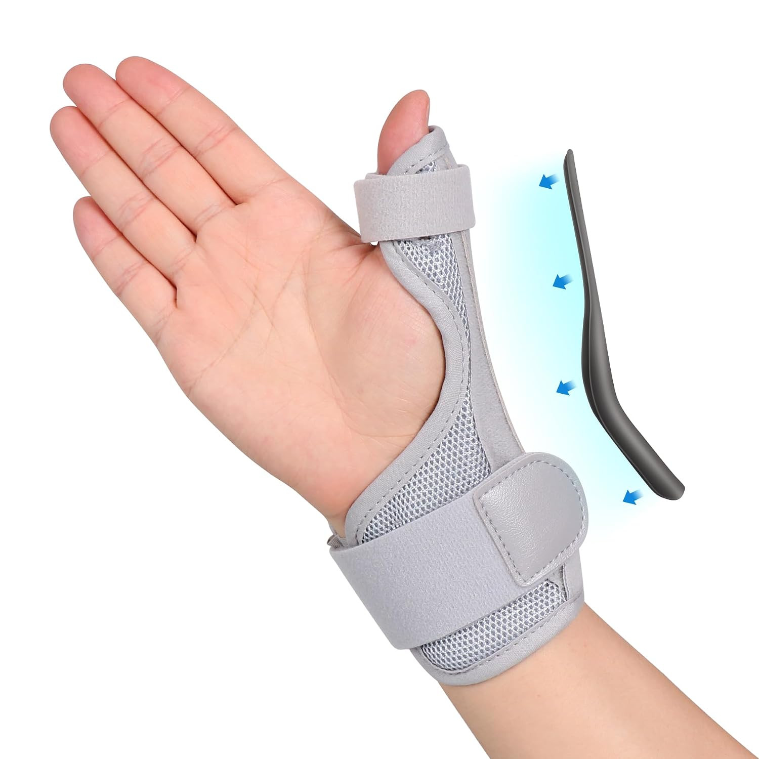 Thumb Brace for Men and Women, CMC Joint Thumb Spica Splint for Pain Relief, Ten