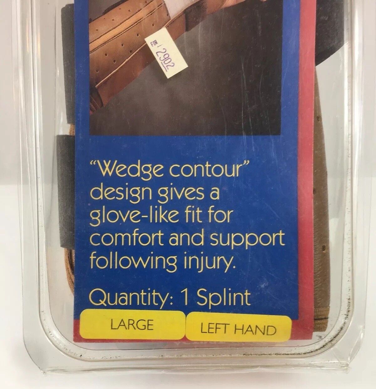 Wrist and Forearm Splint Support Large Left Hand Wedge Contour DeRoyal New