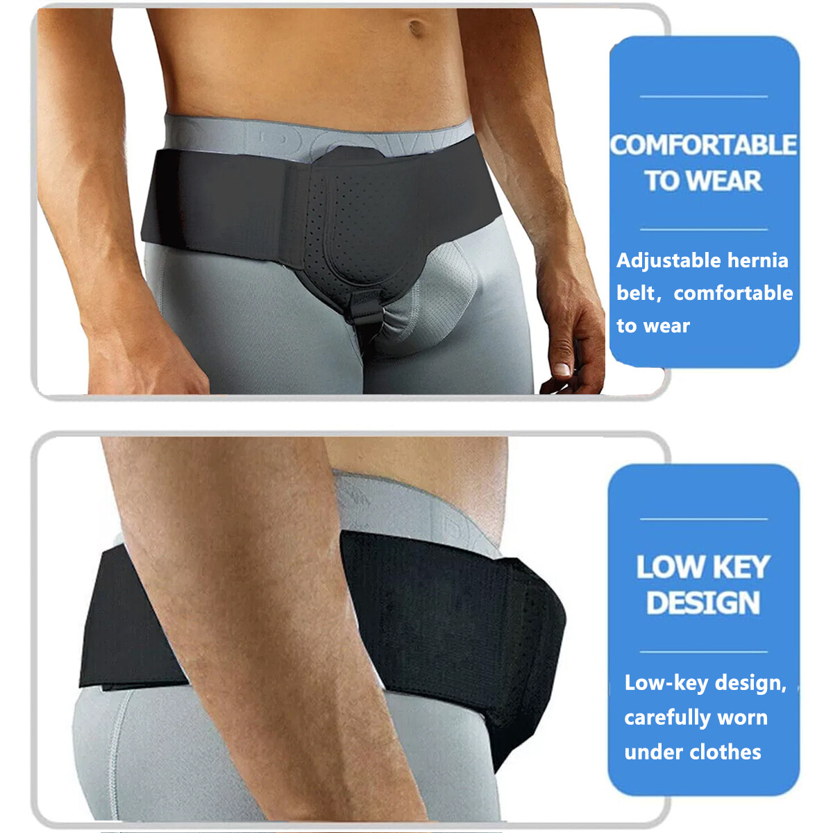 Single Hernia Support Belt Inguinal Groin Hernia Pain Relief Truss Brace For Men