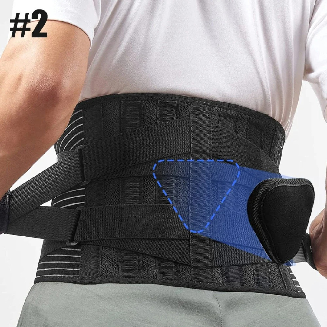 Adjustable Lower Back Brace Lumbar Support Waist Belt For Men Women Pain Relief