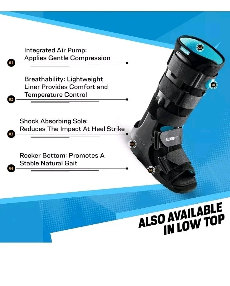 Ossur Form Fit Walking Boot – MEDIUM – NEW. Air Walker/Fracture Brace