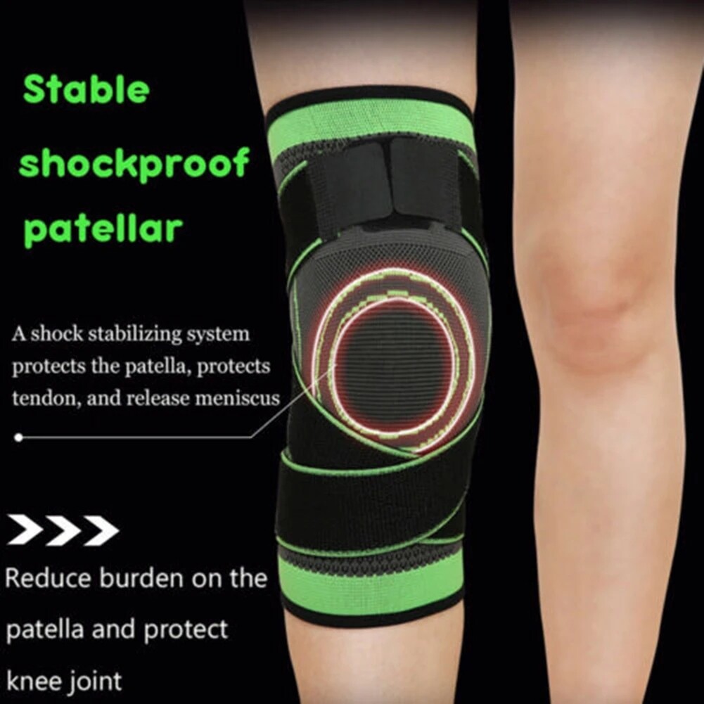 Unisex Knee Pads Brace Sports Support Arthritic Joints Compression Sleeve Gym US