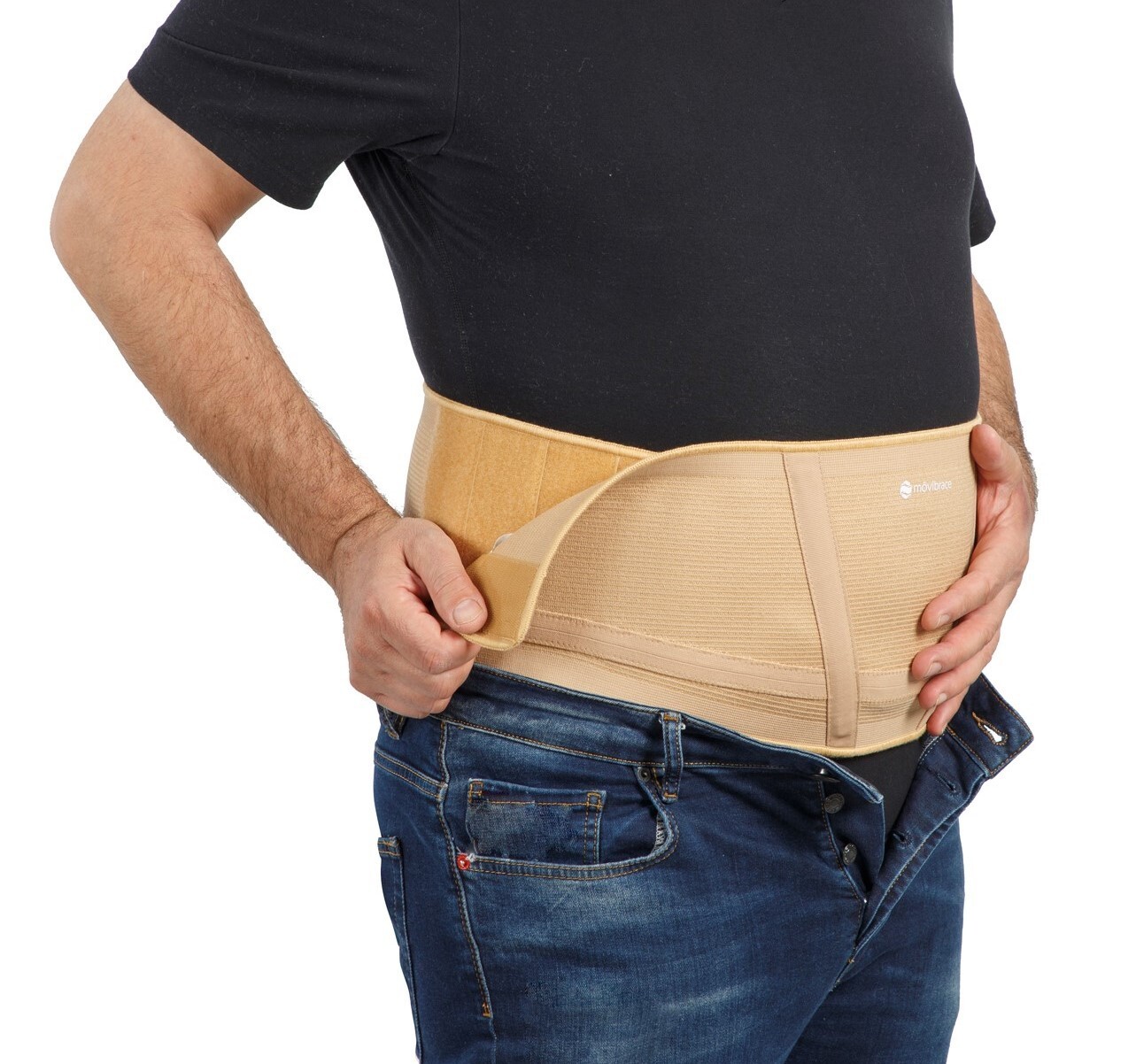 Movibrace Abdominal Belt for Hanging Belly, Weak Abdominal and Lower Back Muscle