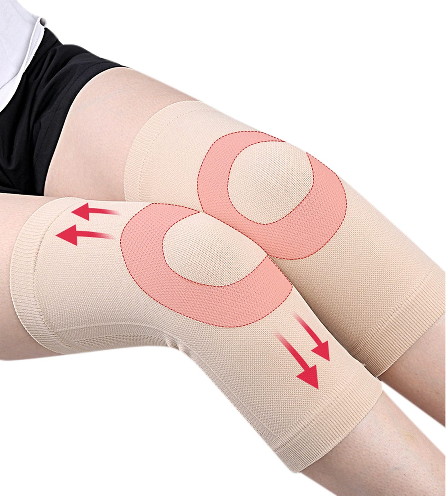 1 Pair Compression Knee Sleeve for Men Women, Cotton Knee Brace Leg Support f…