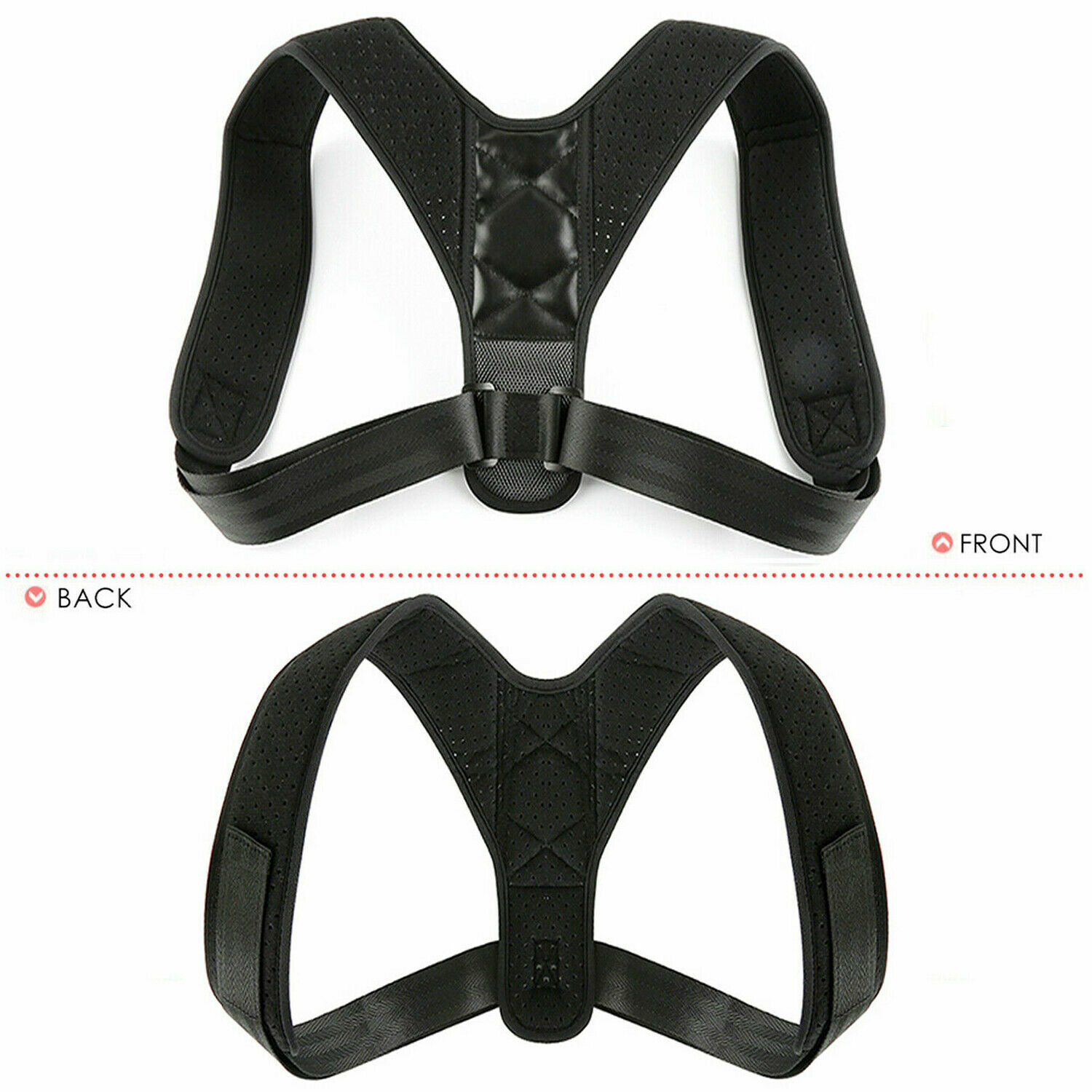 Posture Corrector Back Shoulder Support Correct Brace Adjustable Belt Men Women