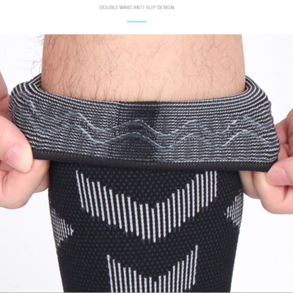 2Piece Calf Compression Sleeve Nylon Knit Sport Function Running Sports Cycling