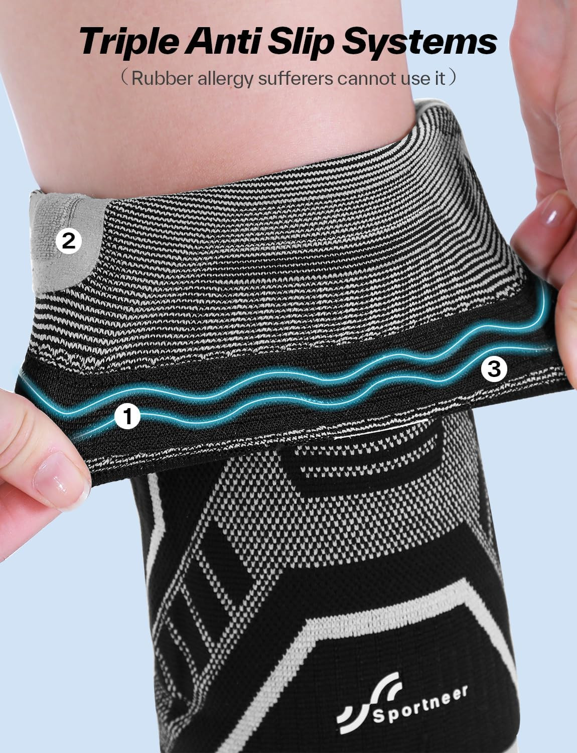 Rodillera de cobre para hombre y mujer – Sportneer Copper Knee
