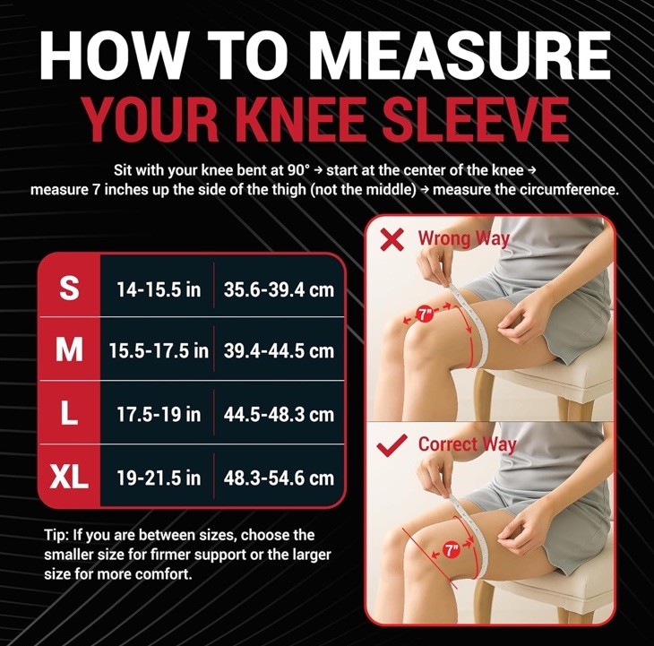 Actirun Knee Sleeve – Large