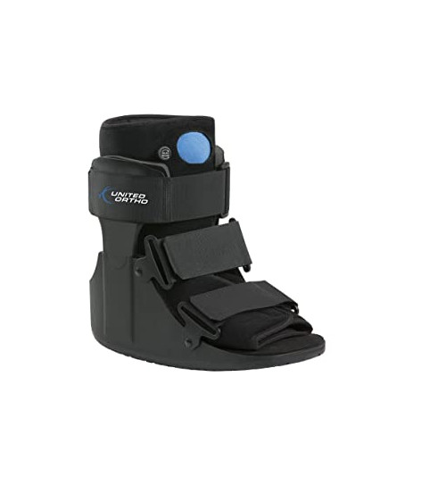 NEW United Ortho Short Air Cam Walker Fracture Boot XS S L XL Black
