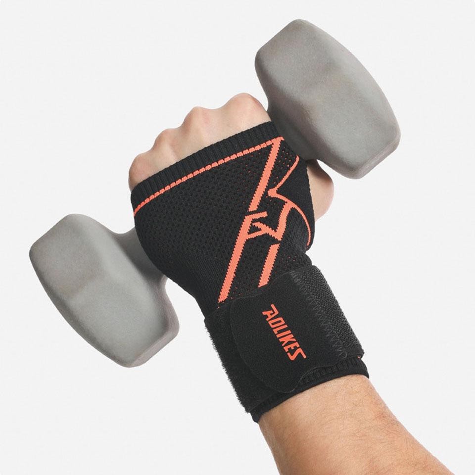Aolikes 1pc Wrist Guard Support Arthritis Gloves Sprain Band Elastic Bandage Wri