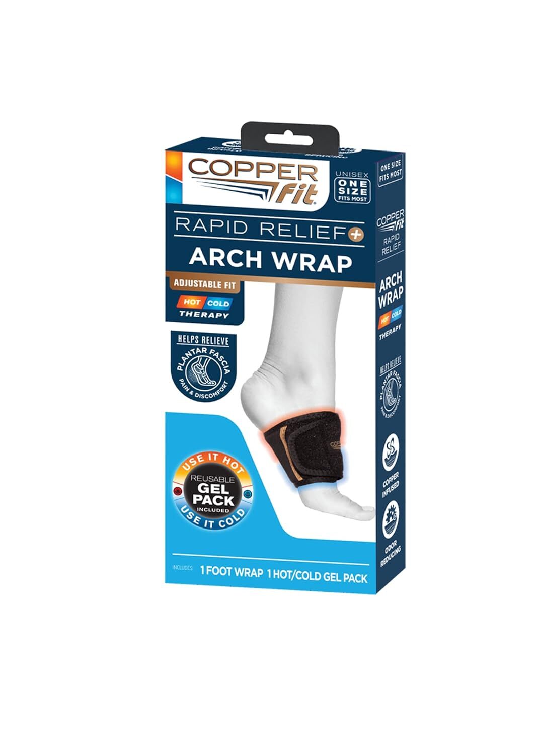 Health Unisex Arch Relief Plus With Built-In Orthotic Support Feet