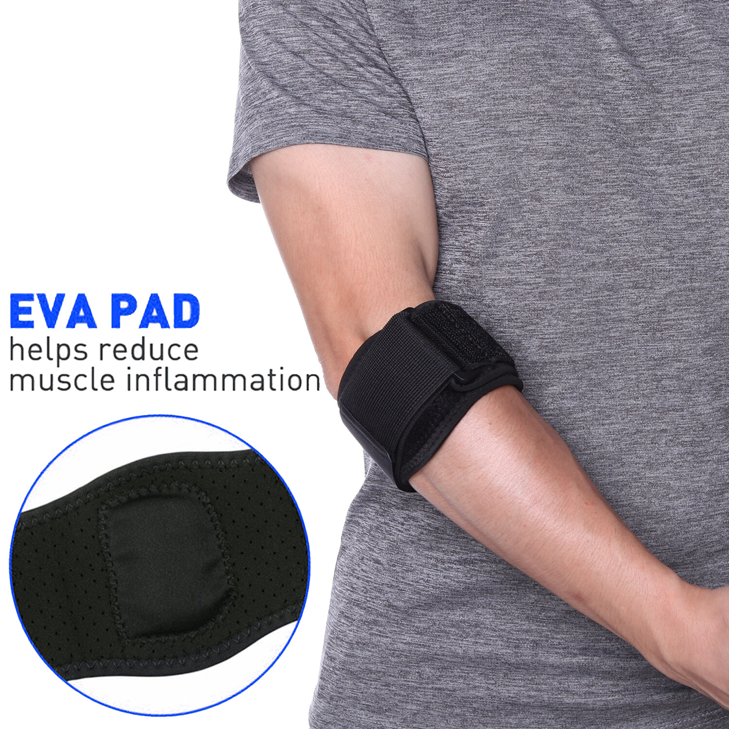Elbow Support Brace Compression Arm Strap Pad Joint Arthritis Tendon Tennis Golf