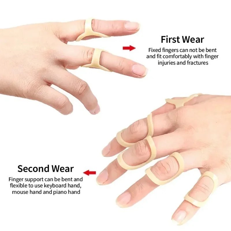 1 PCS Oval Finger Splints Trigger Finger Kit for Size 1 – 14 US
