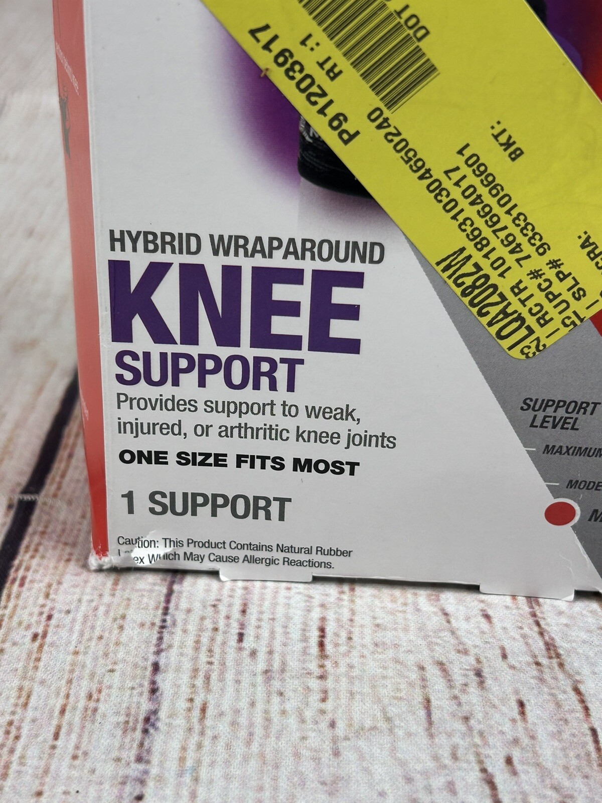Mueller Hybrid Wraparound Knee Support OSFM, Black