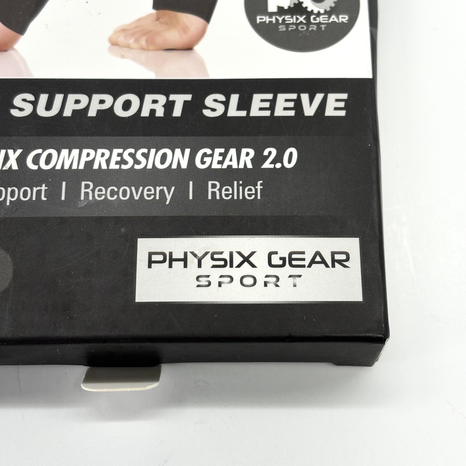 Physix Compression Gear Sport Arch Support Sleeve Plantar Fasciitis Unisex S NIB