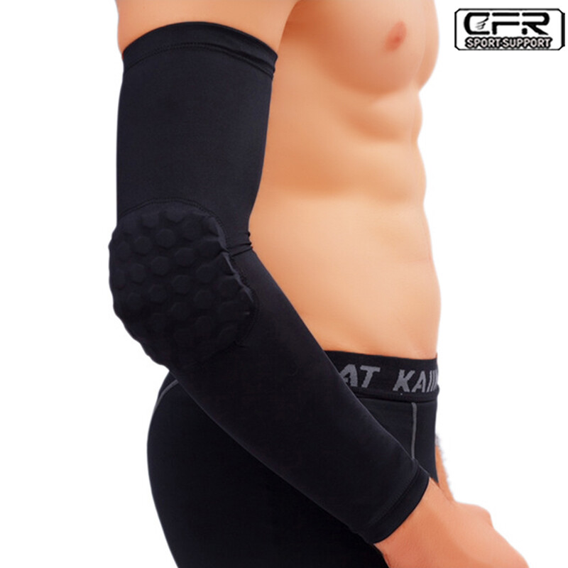 Honeycomb Pad Elbow Support Brace Compression Arm Sleeve Protection Men Women US