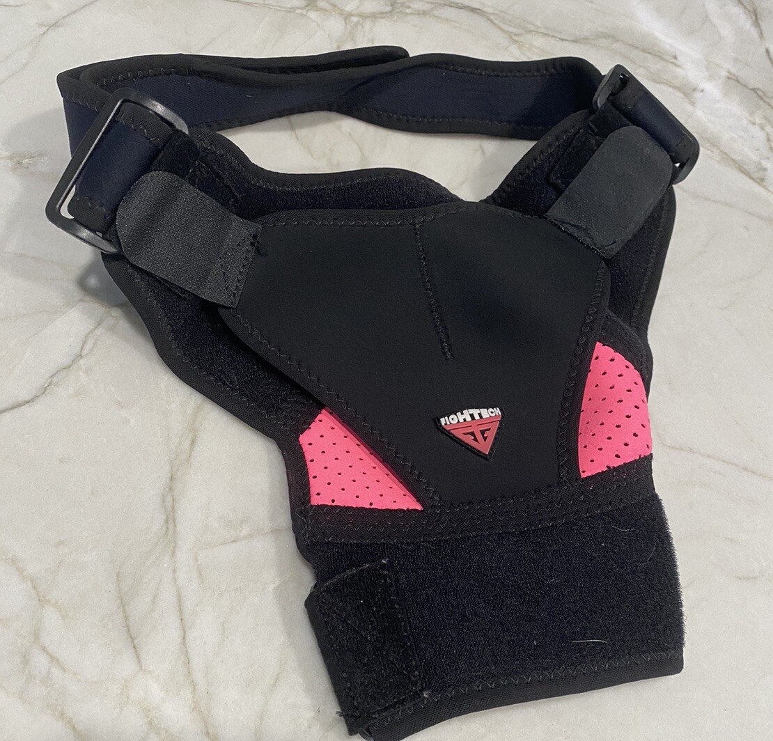 FighTech Shoulder Brace Support & Injury Prevention S/M Pink 9″ to 13″ Bicep