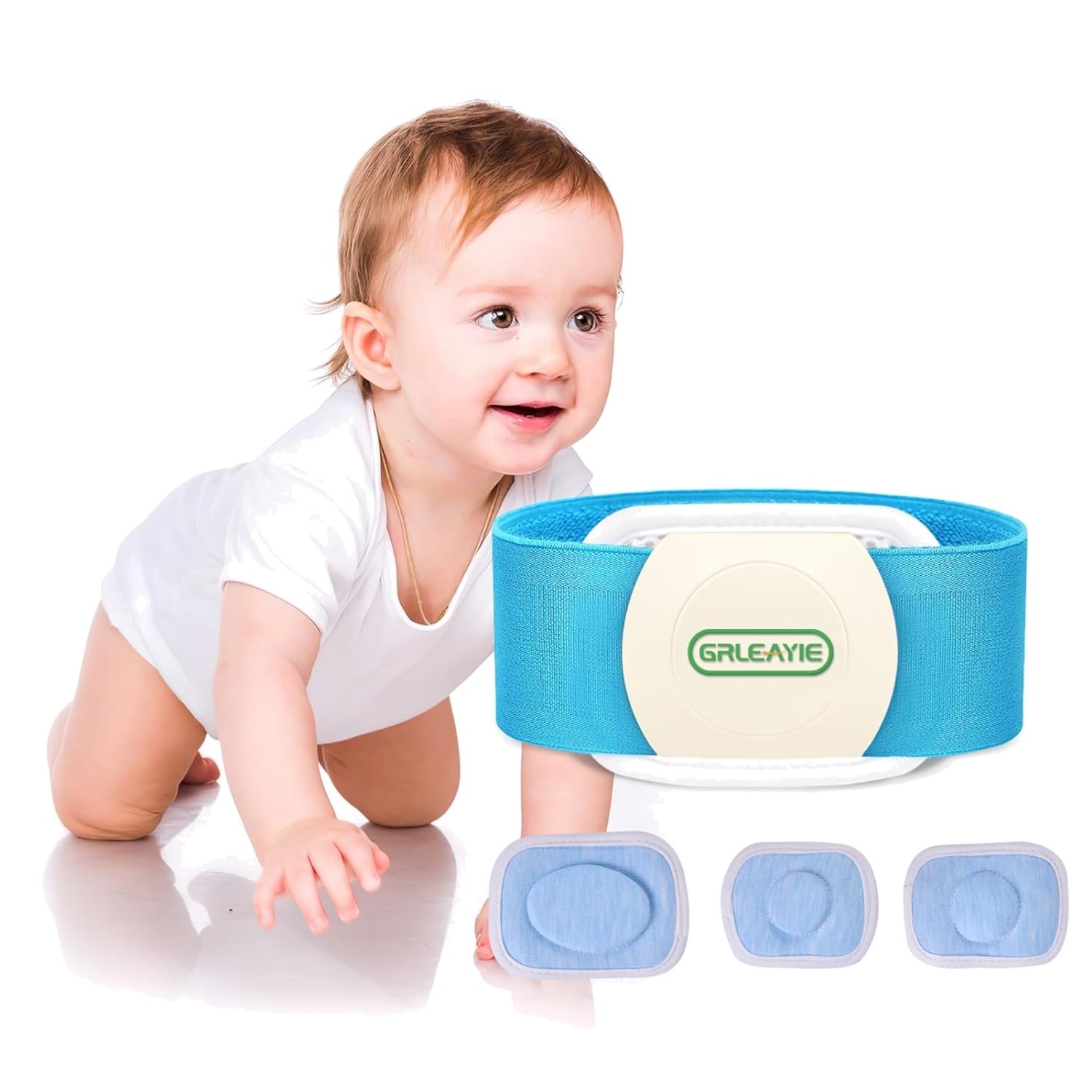 Umbilical Hernia Belt Baby Belly Button Band, Newborn Wrap Truss, Infant