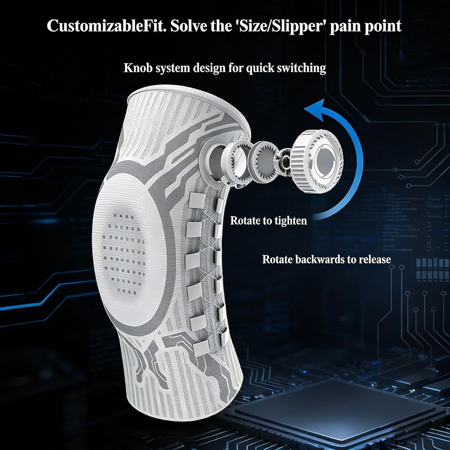 Smart Knob-Type Sports Knee Brace For Joint Pain Meniscus Tear Running Sports
