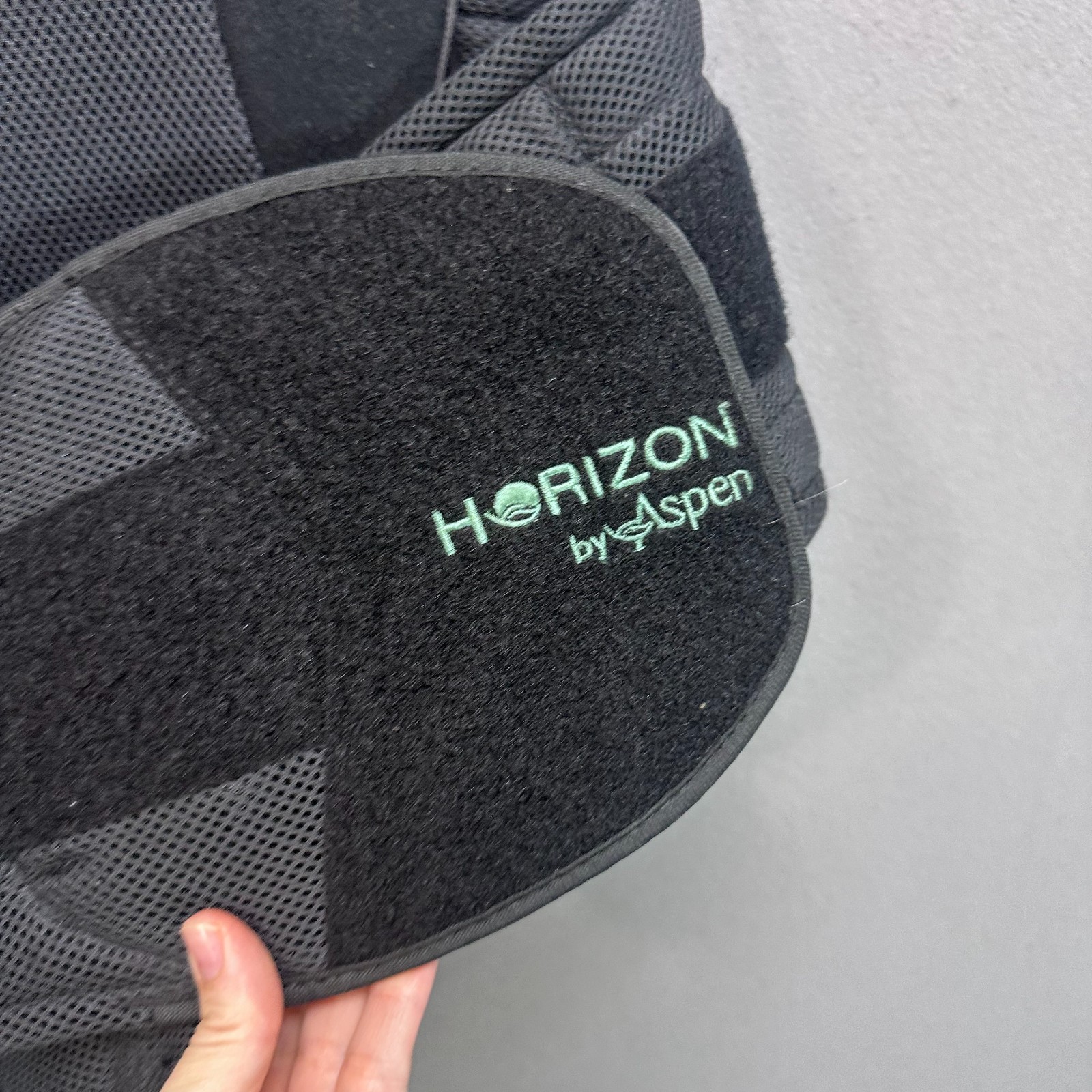 Aspen Horizon Lumbar Back Brace Fully Adjustable w/ Breg Shoulder Straps Black
