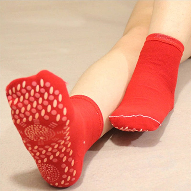 1Pair Tomalin Acupressure Self-Heating Shaping Socks Winter Self Heating Socks