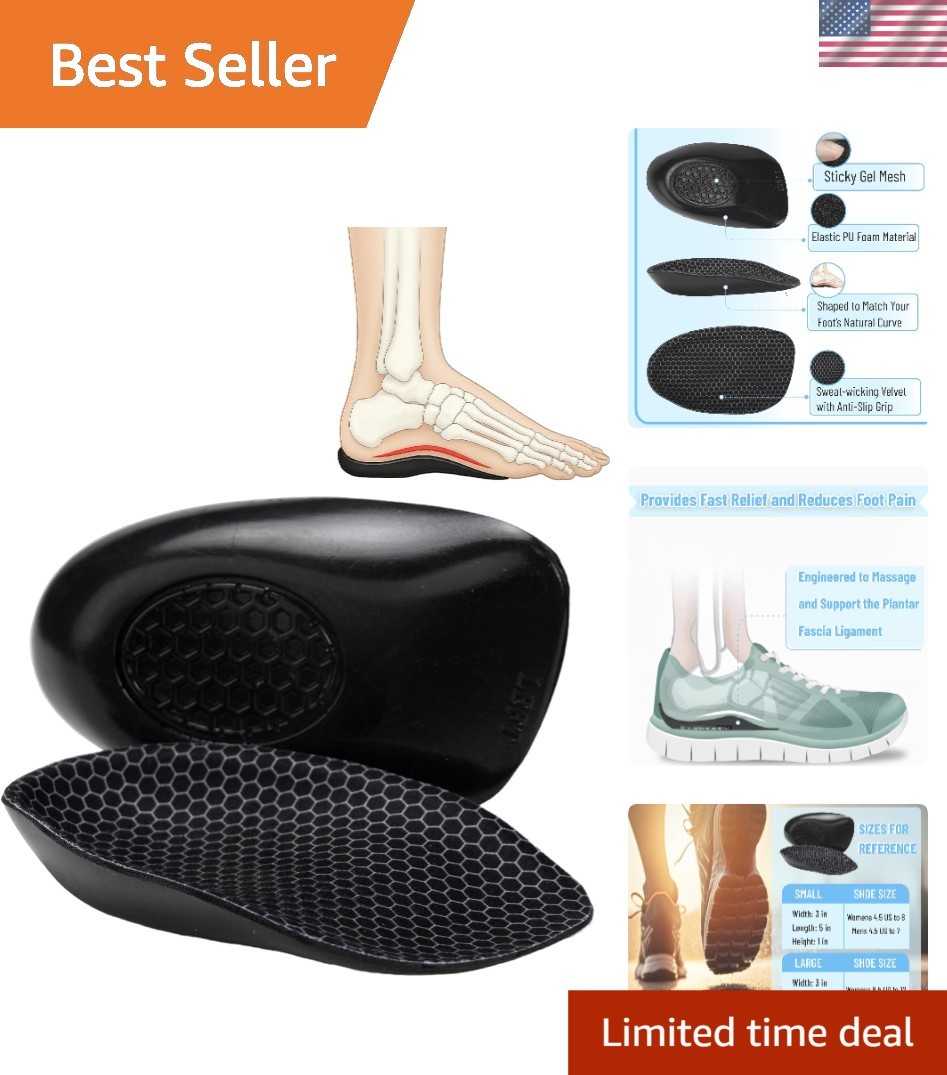 Lightweight and Discreet Heel Cups – Pain Relief Solution for Plantar Fasciitis