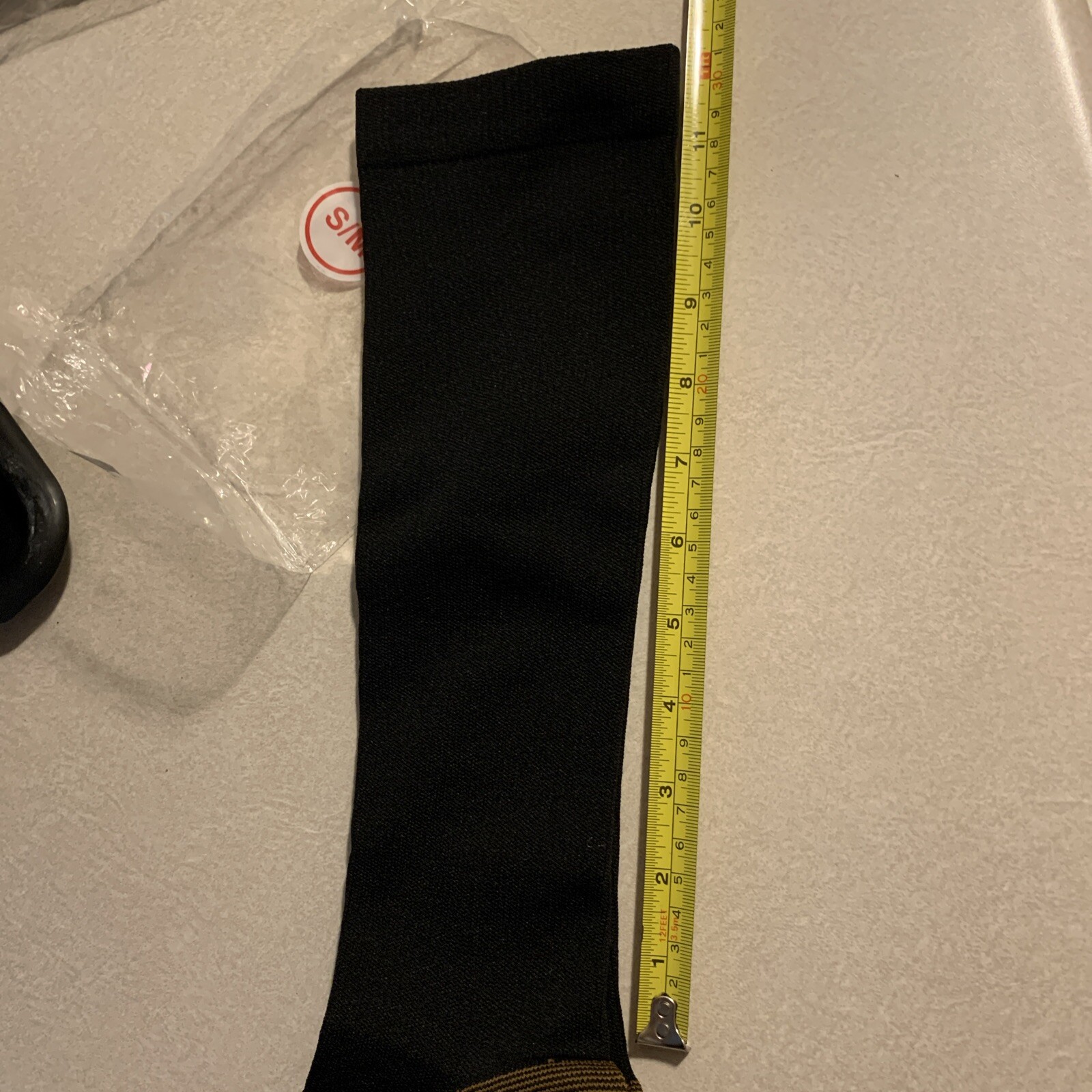 3 Pair black Compression Socks Support S/M
