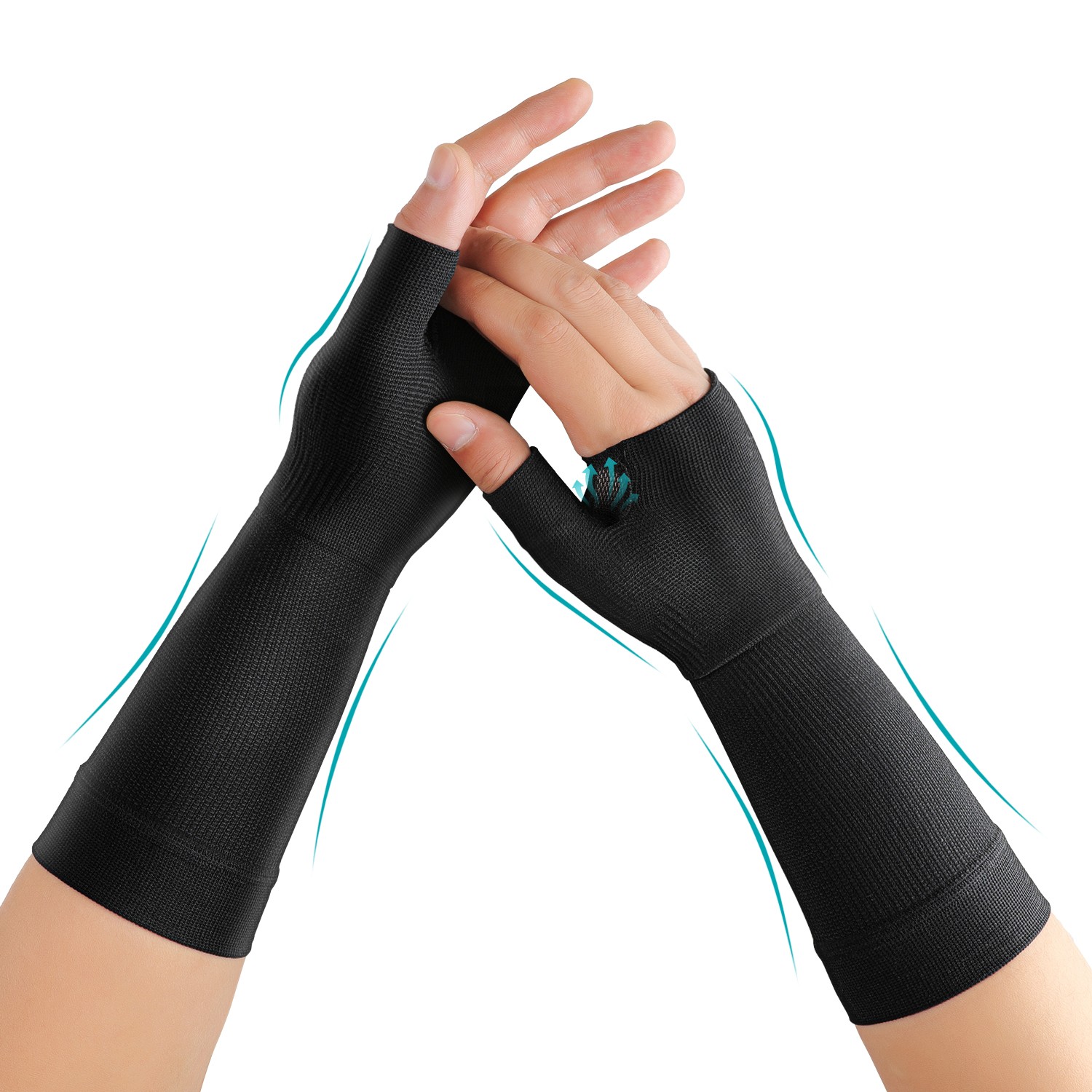 1Pair Thumb Brace Support Wrap Strap Compression Sleeve Joint Relief Arthritis