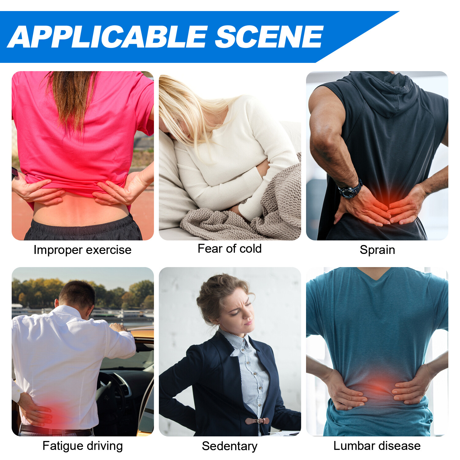 Self-Heating Magnetic Back Waist Adjustable Support Belt Lumbar Lower Back Brace