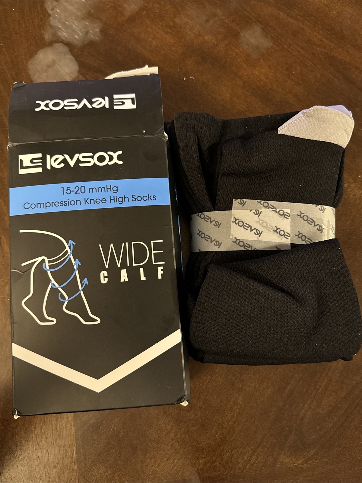 Wide Calf Compression Socks for Women & Men Extra Large Size (3 Pairs)