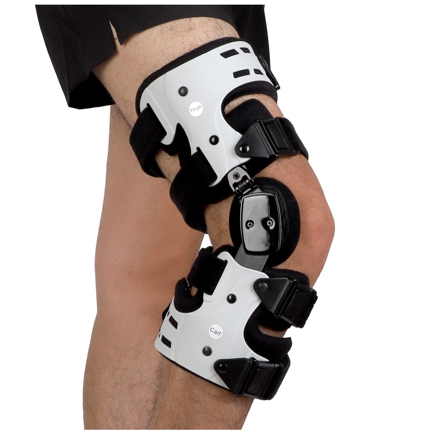 Knee Joint Support Brace with 3-Point Leverage System