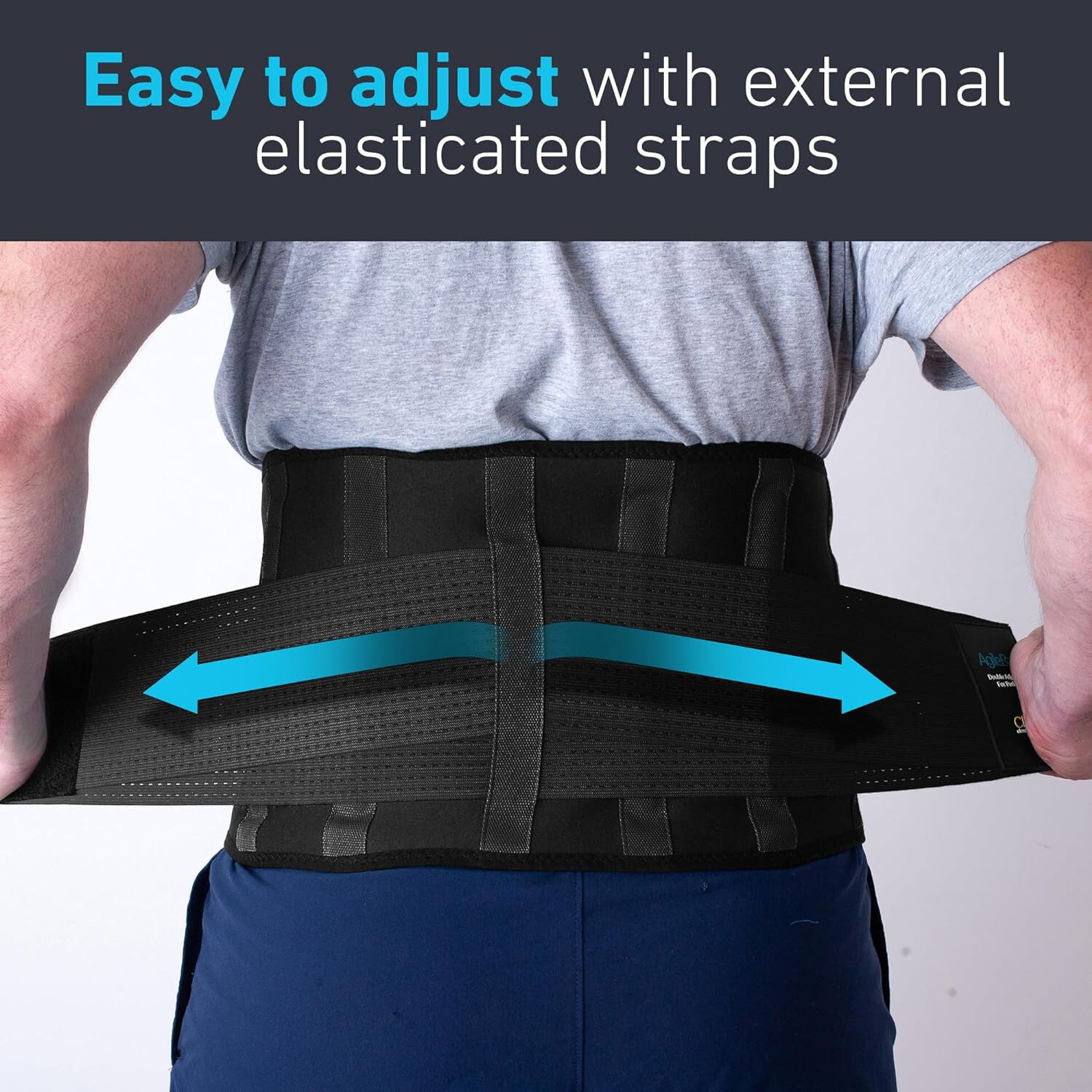 Back Brace for Lower Back Pain Back Support for Men & Women Support Belt -Large