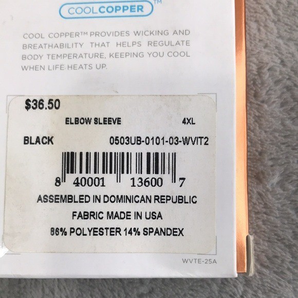 Tommie Copper Women’s Recovery Elbow Sleeves Size 4XL New