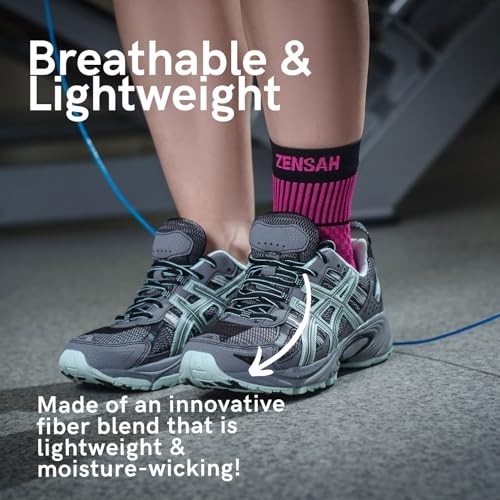 Compression Ankle Brace Sleeve Support for Running Soccer Sprains Pain Relief