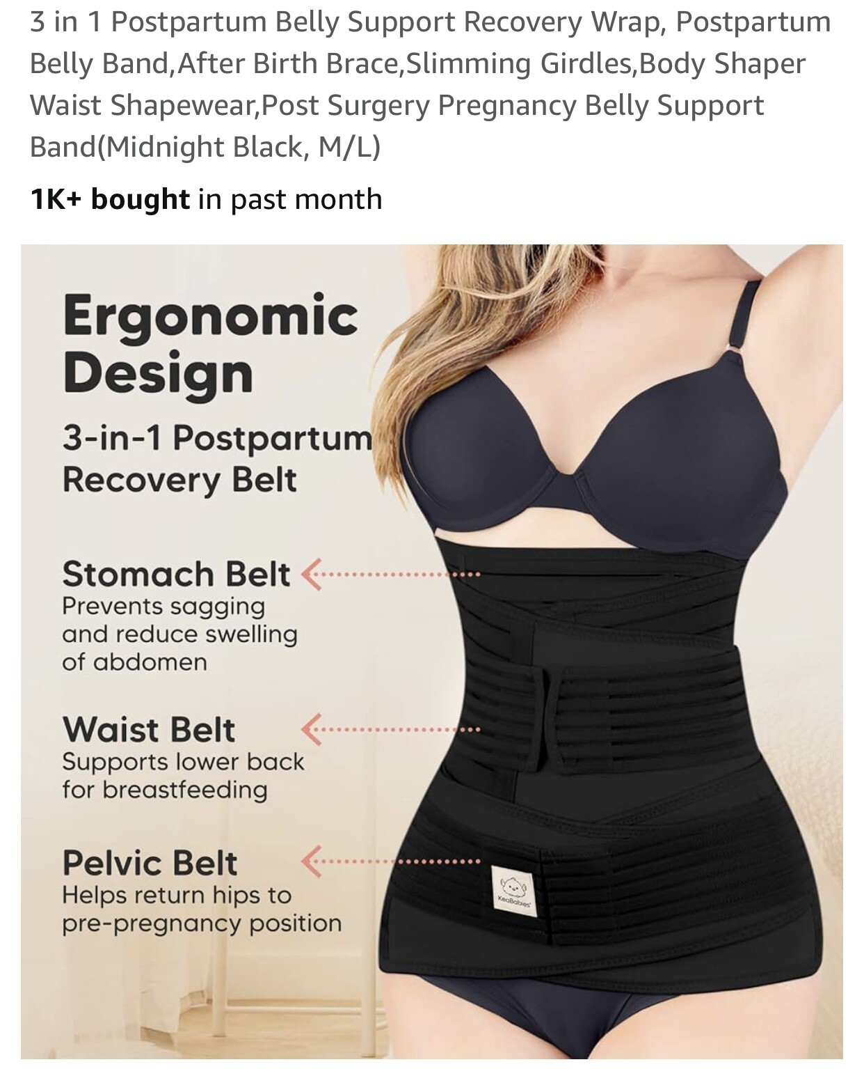 Postpartum Support Belt