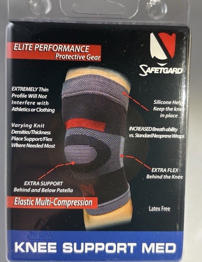 Safetgard All Sports(Football/Baseball/Soccer)Compress Support Medium 14-16”-NEW
