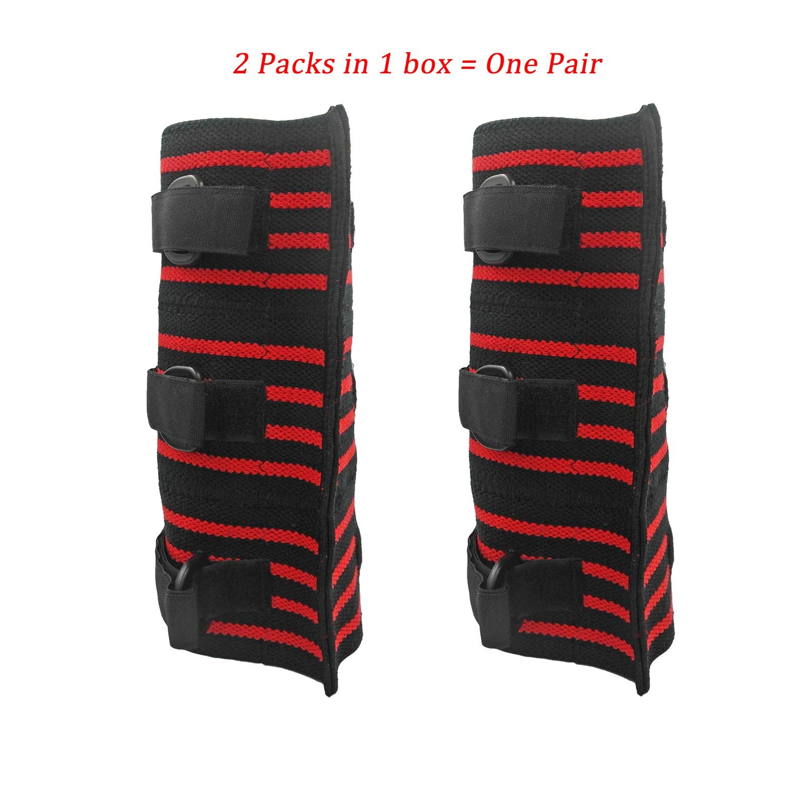 A Pair Weightlifting Elbow Sleeves, Strong Powerlifting Elbow Brace, Adjustab…