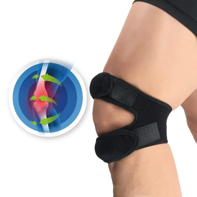 Knee Protector Strap Double Support Patella Tendon Brace Stabilizer Belt Sport