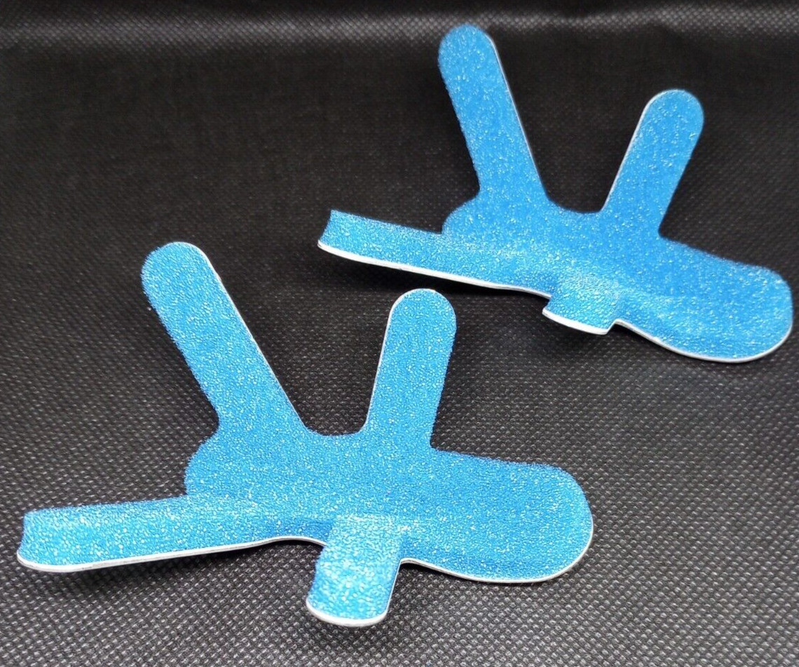 (2 Pk) ProCare Finger Splint Adult LARGE Bendable Prong Closure Left or Right H.